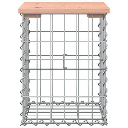 Garden Bench Gabion Design Solid Wood Douglas