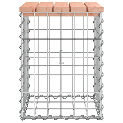 Garden Bench Gabion Design Solid Wood Douglas