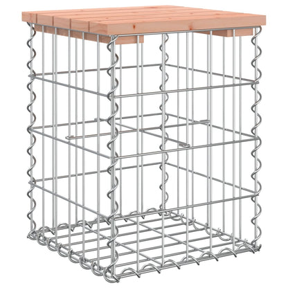 Garden Bench Gabion Design Solid Wood Douglas