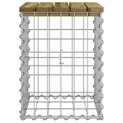 Garden Bench Gabion Design Impregnated Wood Pine