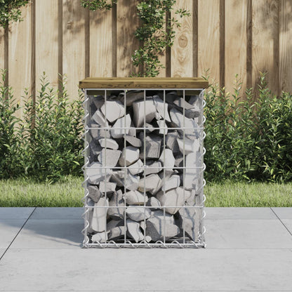 Garden Bench Gabion Design Impregnated Wood Pine