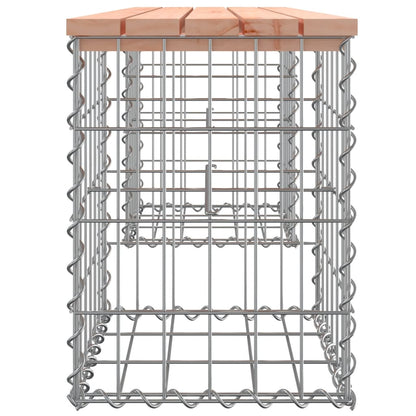 Garden Bench Gabion Design Solid Wood Douglas