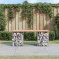 Garden Bench Gabion Design Solid Wood Douglas