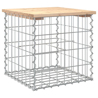 Garden Bench Gabion Design Solid Wood Pine