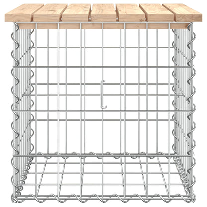 Garden Bench Gabion Design Solid Wood Pine