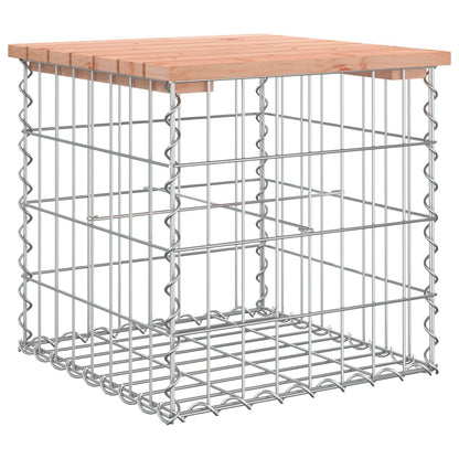 Garden Bench Gabion Design Solid Wood Douglas
