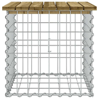 Garden Bench Gabion Design Impregnated Wood Pine