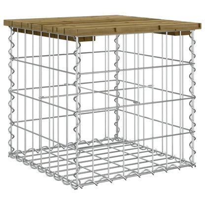 Garden Bench Gabion Design Impregnated Wood Pine