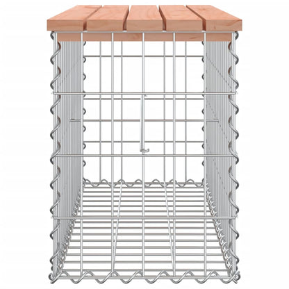 Garden Bench Gabion Design 83X31.5X42 Cm Solid Wood Douglas