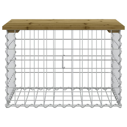 Garden Bench Gabion Design Impregnated Wood Pine