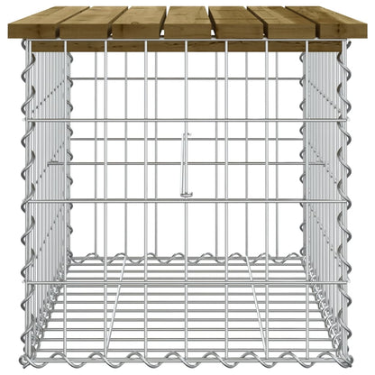 Garden Bench Gabion Design Impregnated Wood Pine