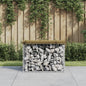 Garden Bench Gabion Design Impregnated Wood Pine