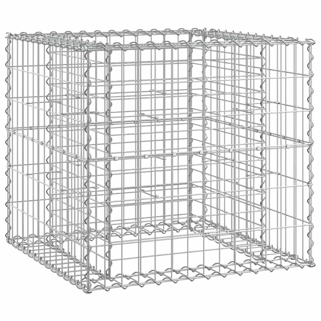 Garden Bench With Gabion Basket Solid Wood Pine