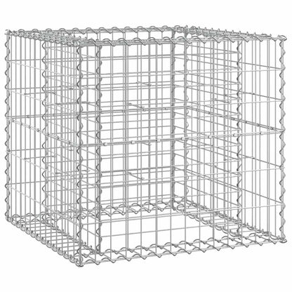 Garden Bench With Gabion Basket Solid Wood Pine