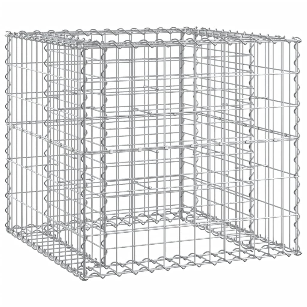 Garden Bench With Gabion Basket Solid Wood Pine
