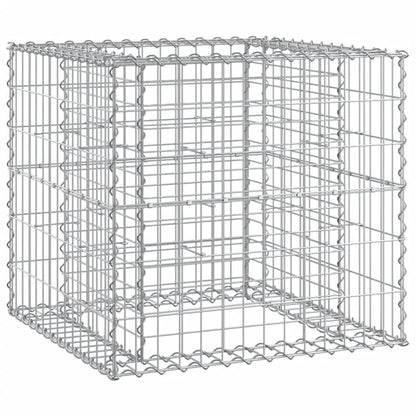 Garden Bench With Gabion Basket Solid Wood Pine