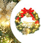 Christmas Wreath With 15 Leds Green