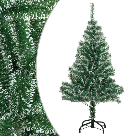 Artificial Christmas Tree With Flocked Snow Green