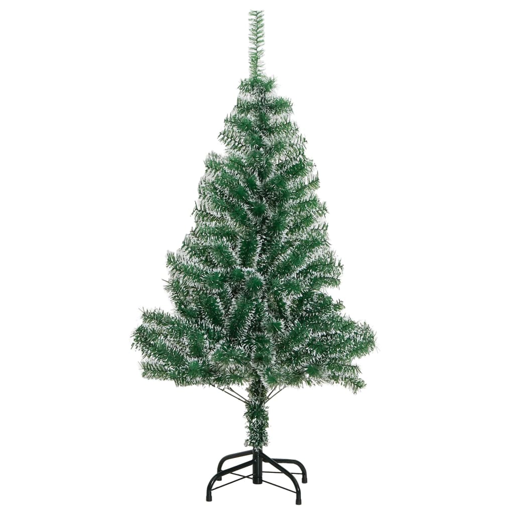 Artificial Christmas Tree With Flocked Snow Green
