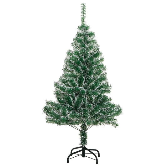 Artificial Christmas Tree With Flocked Snow Green