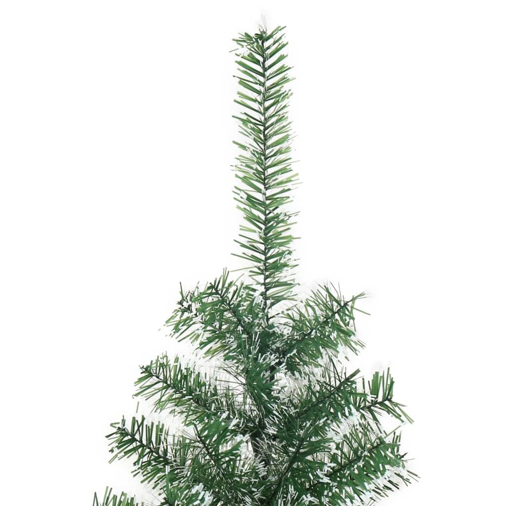 Artificial Christmas Tree With Flocked Snow Green