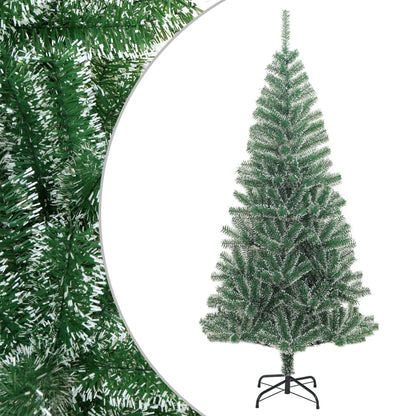 Artificial Christmas Tree With Flocked Snow Green