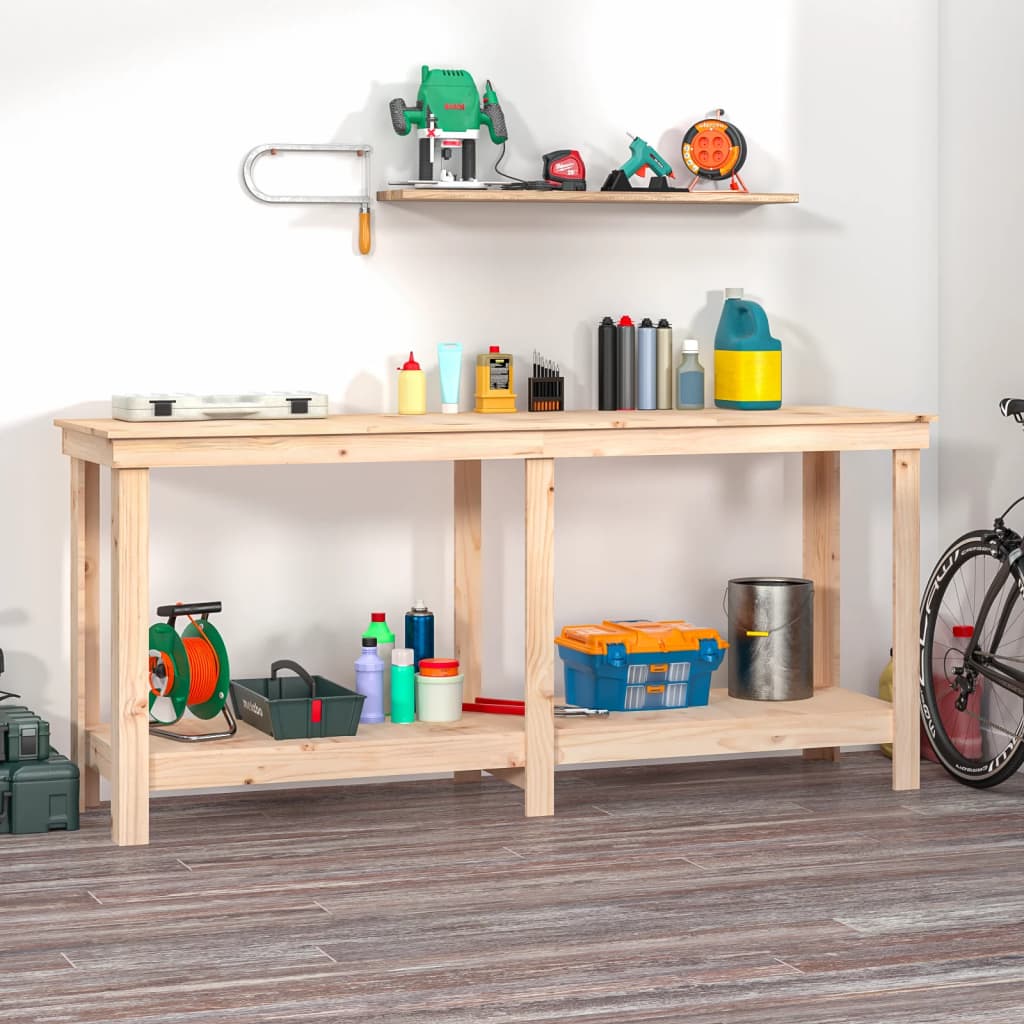 Work Bench Solid Wood Pine
