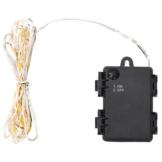 Led String Lights With 15 Leds And Fan