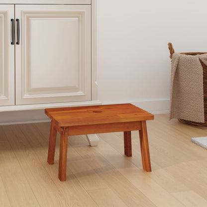 Step Stool 38X26X22 Cm Solid Wood Acacia