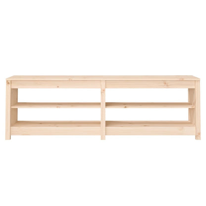 Shoe Bench 160X36.5X50 Cm Solid Wood Pine