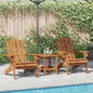 Adirondack Garden Chair Solid Wood Acacia