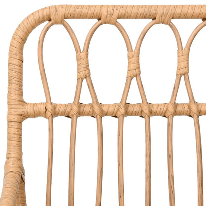 Garden Chairs 2 Pcs With Armrest 56X64X80 Cm Pe Rattan