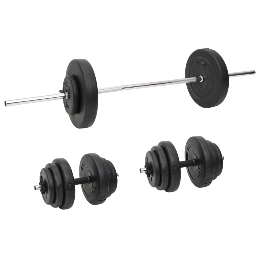 Barbell + 2 Dumbbell Set 60.5Kg