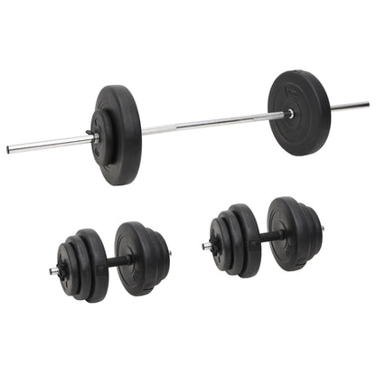 Barbell + 2 Dumbbell Set 60.5Kg