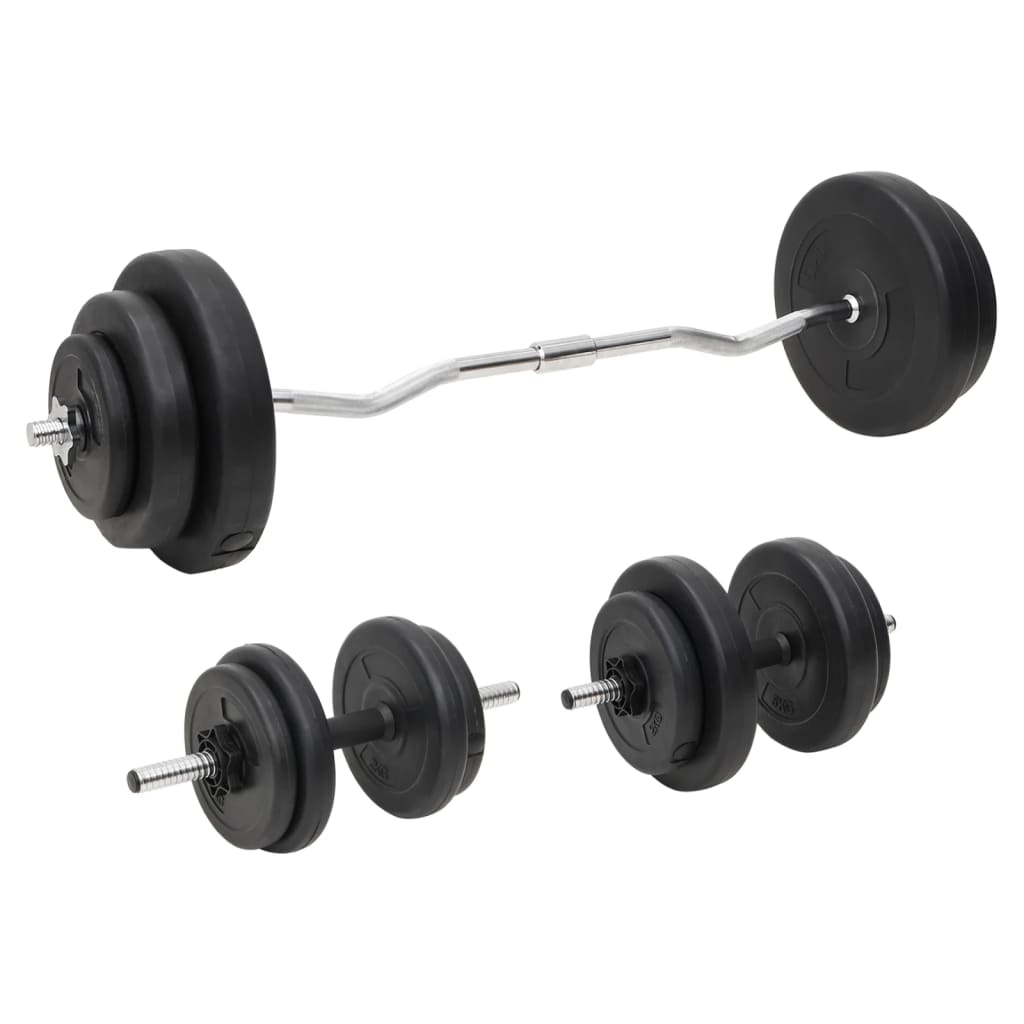 Barbell +2 Dumbbell Set 30.5Kg