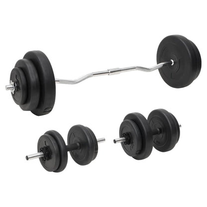 Barbell +2 Dumbbell Set 30.5Kg