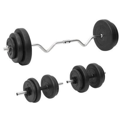 Barbell +2 Dumbbell Set 30.5Kg