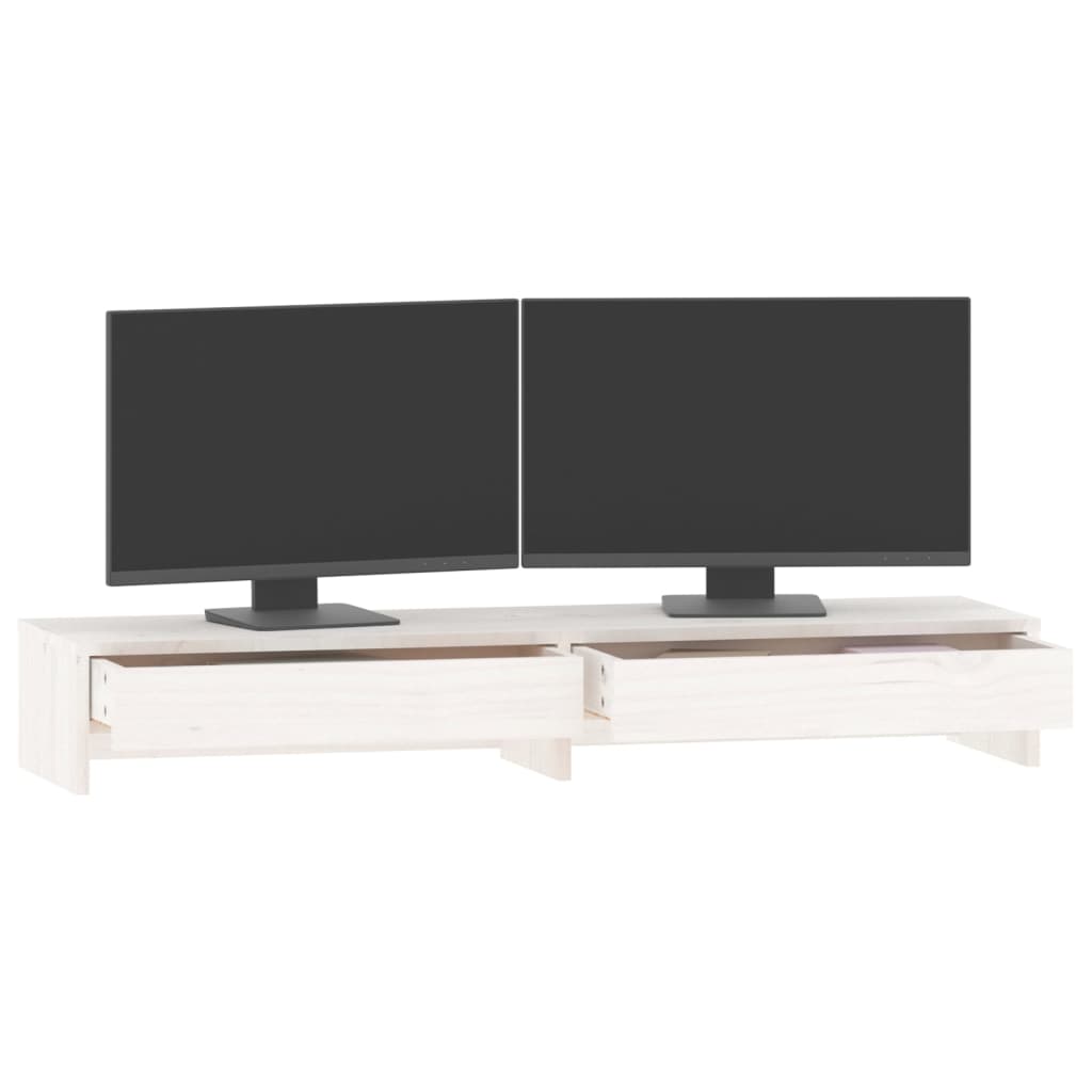 Monitor Stand Solid Wood Pine