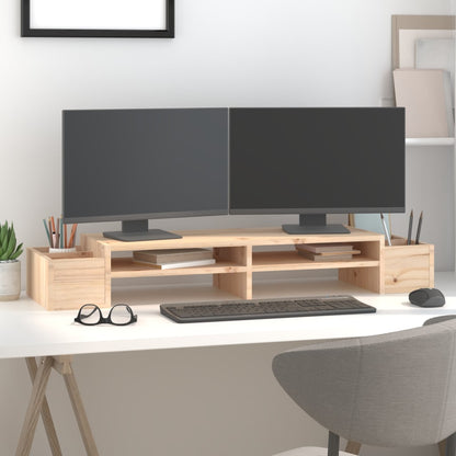 Monitor Stand Solid Wood Pine