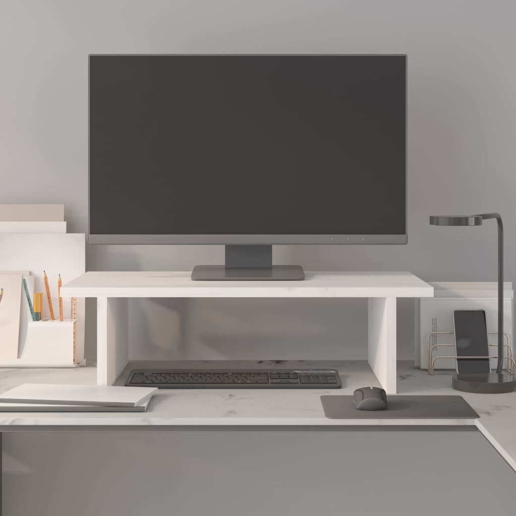 Monitor Stand Solid Wood Pine