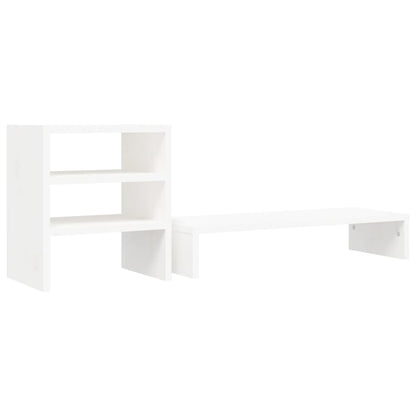 Monitor Stand 81X20X30 Cm Solid Wood Pine
