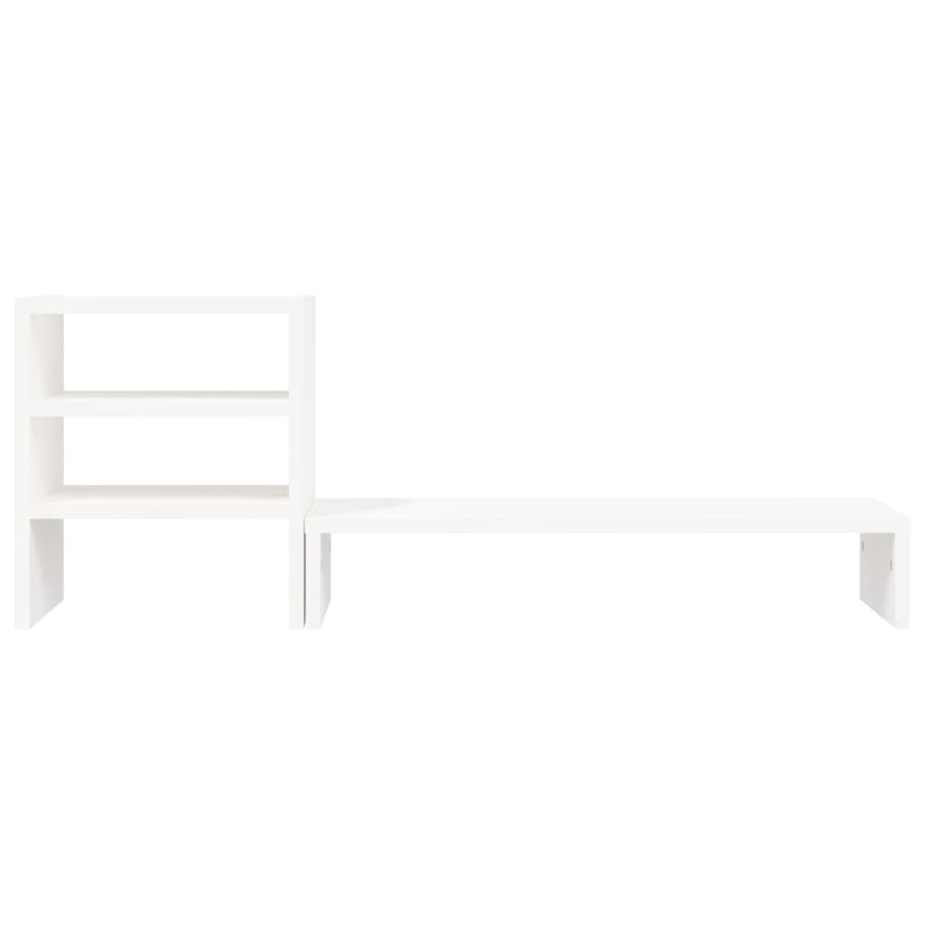 Monitor Stand 81X20X30 Cm Solid Wood Pine