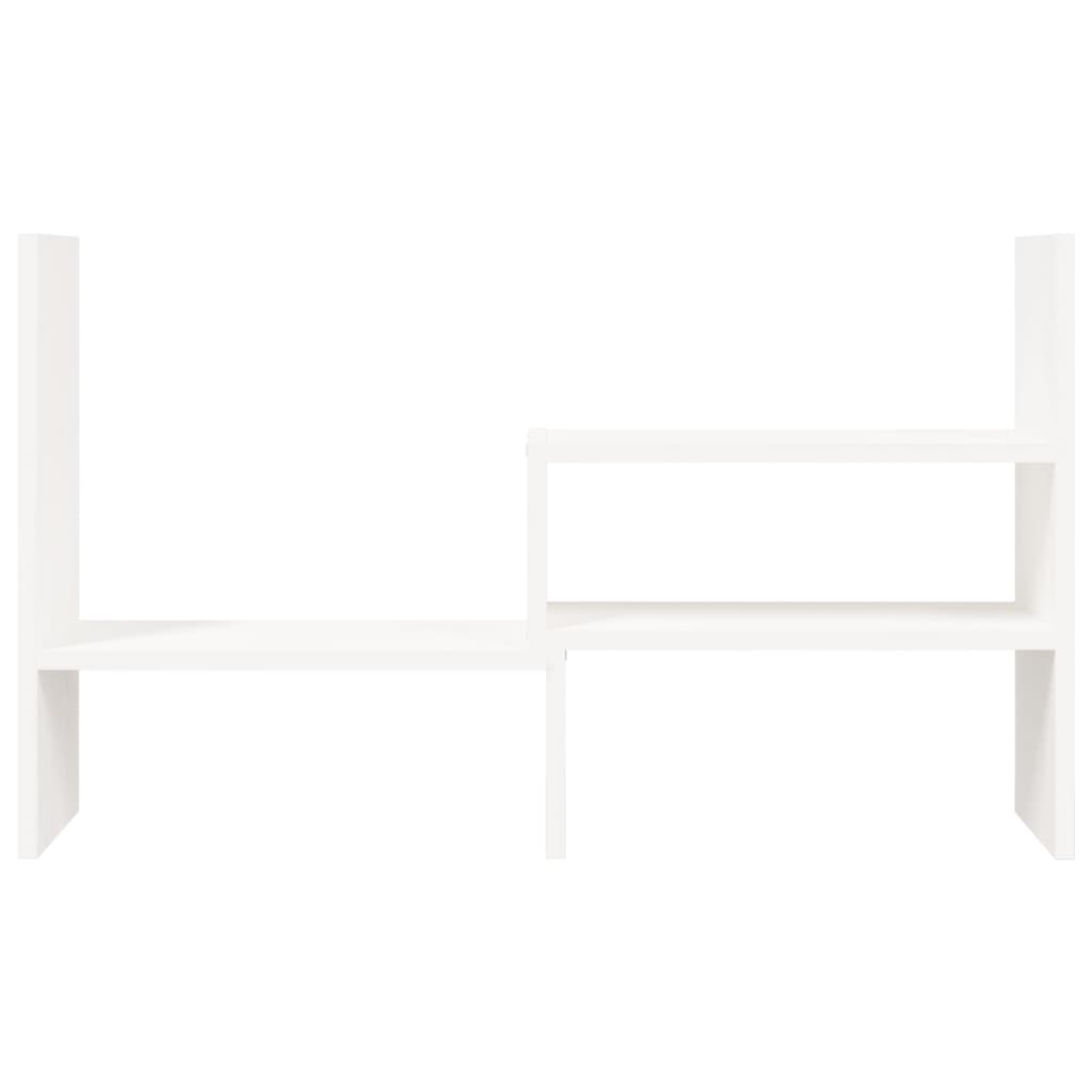 Monitor Stand (39-72)X17X43 Cm Solid Wood Pine