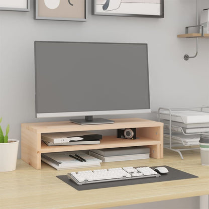 Monitor Stand (52-101)X22X14 Cm Solid Wood Pine