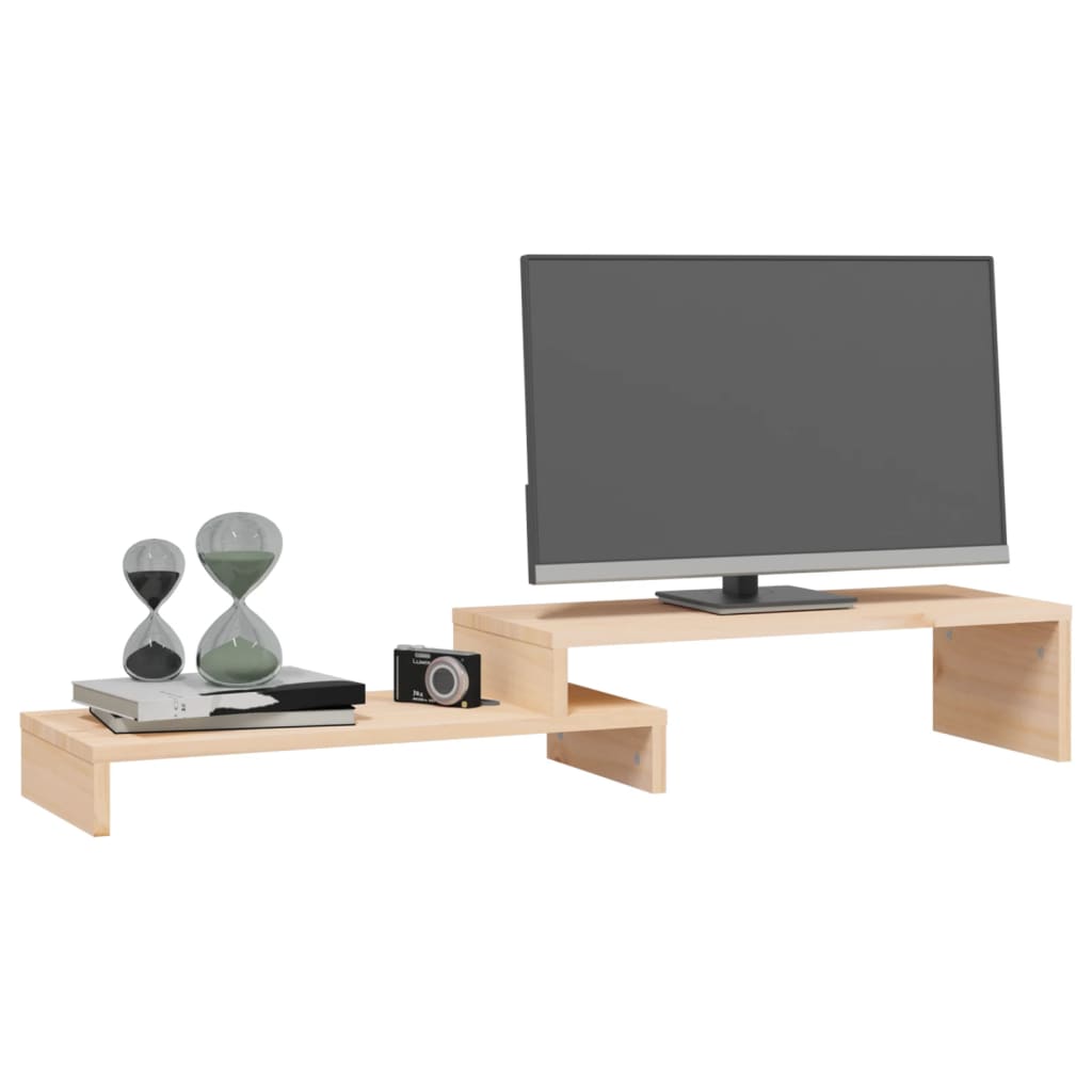 Monitor Stand (52-101)X22X14 Cm Solid Wood Pine