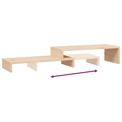 Monitor Stand (52-101)X22X14 Cm Solid Wood Pine