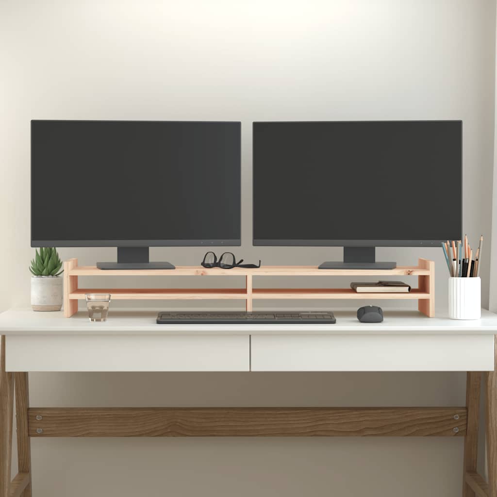 Monitor Stand Solid Wood Pine
