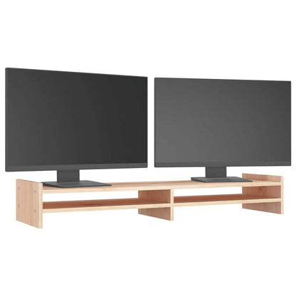 Monitor Stand Solid Wood Pine