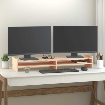 Monitor Stand Solid Wood Pine