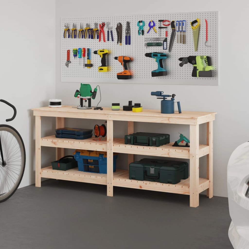 Work Bench Solid Wood Pine